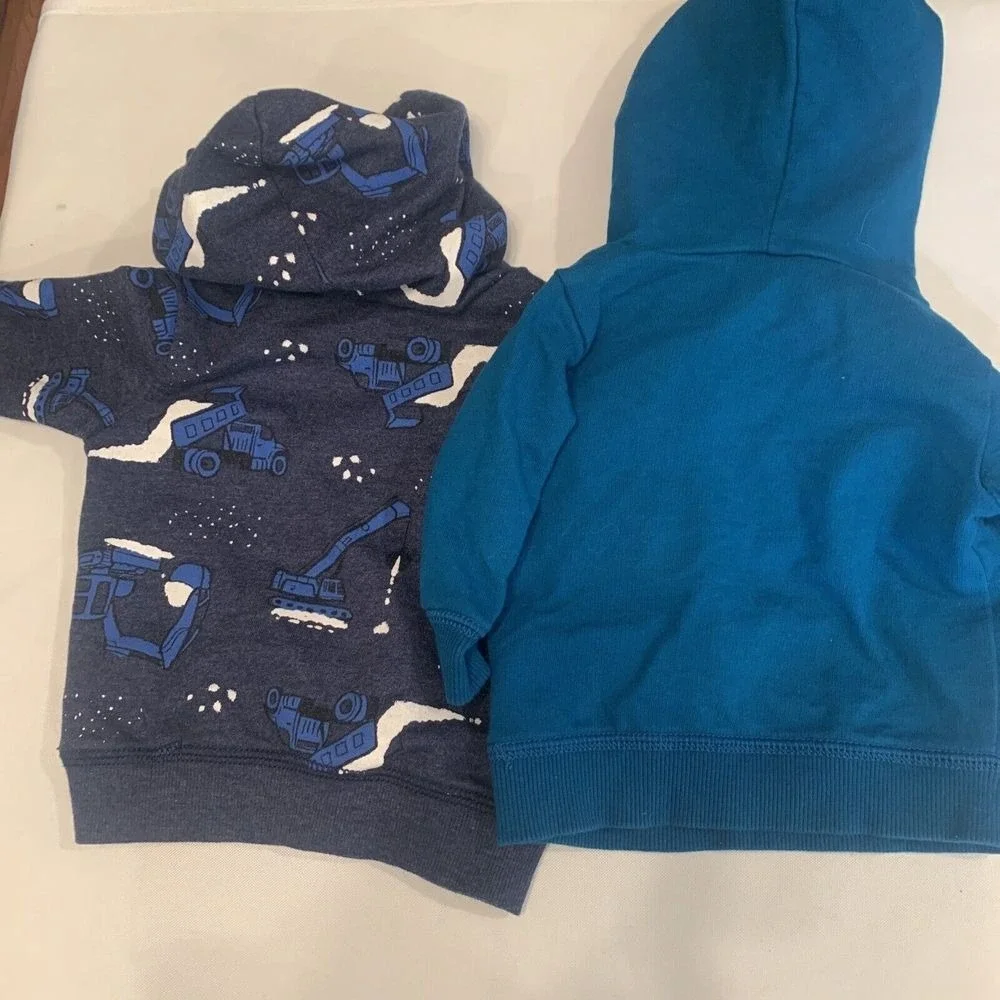 CARTER'S‎ Dino & Truck Hoodie, Size 6m  Set Of 2